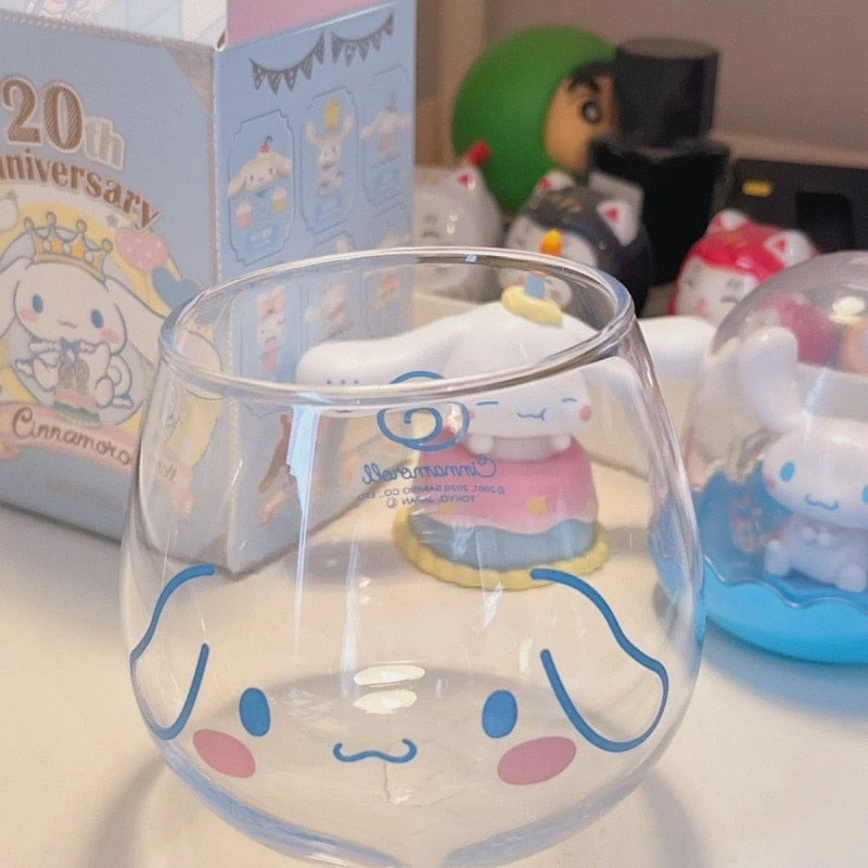 Cinna drinking cup - cinnamoroll - cups - drinkware - glass - glassware