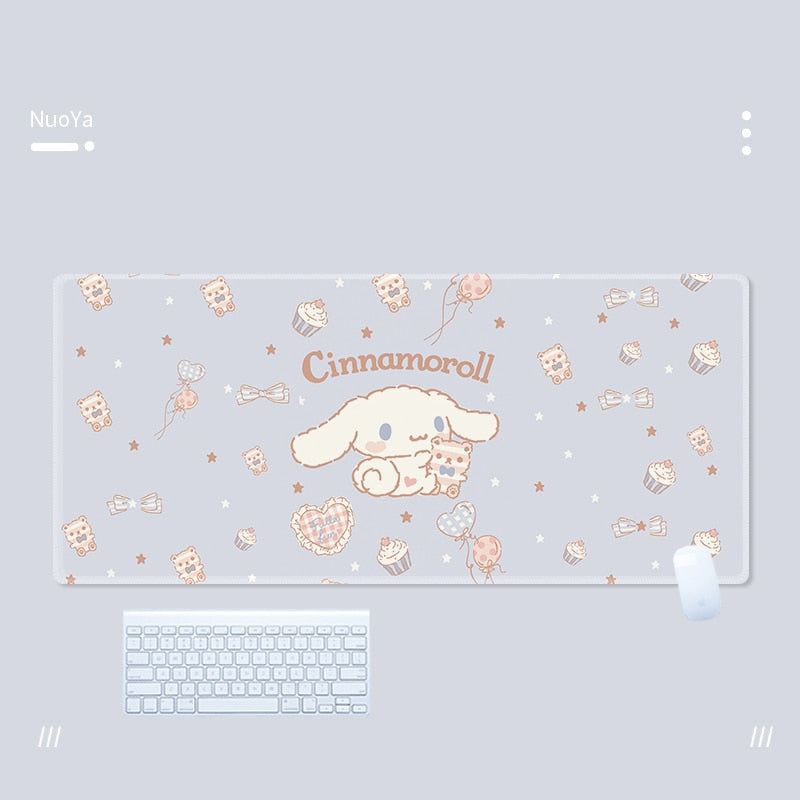 Cinna & friends mouse pad - blue - bobby - cinna - cinnamoroll - gaming