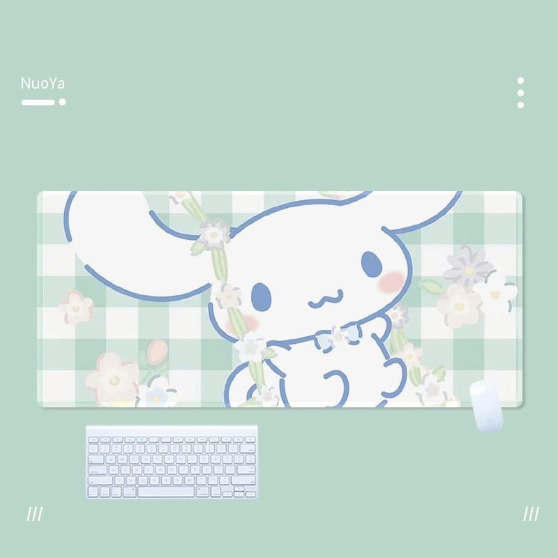 Cinna & friends mouse pad - blue - bobby - cinna - cinnamoroll - gaming