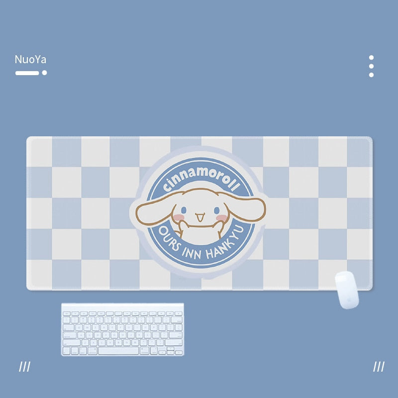 Cinna & friends mouse pad - blue - bobby - cinna - cinnamoroll - gaming