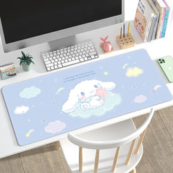 Cinna & friends mouse pad - blue - bobby - cinna - cinnamoroll - gaming