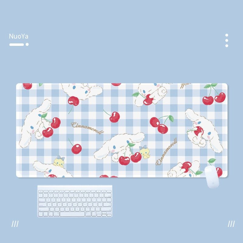 Cinna & friends mouse pad - blue - bobby - cinna - cinnamoroll - gaming