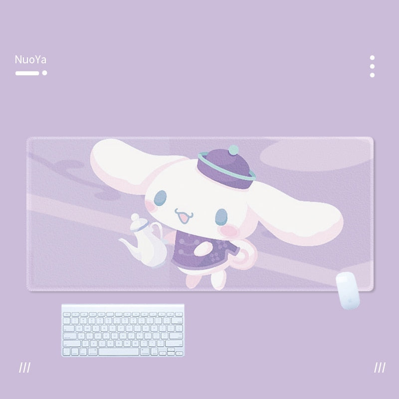 Cinna & friends mouse pad - blue - bobby - cinna - cinnamoroll - gaming