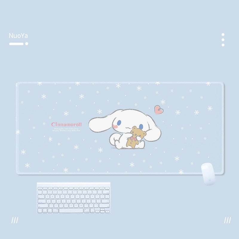 Cinna & friends mouse pad - blue - bobby - cinna - cinnamoroll - gaming