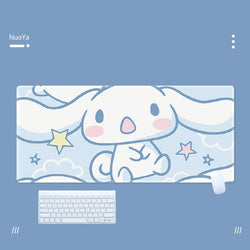 Cinna & friends mouse pad - blue - bobby - cinna - cinnamoroll - gaming