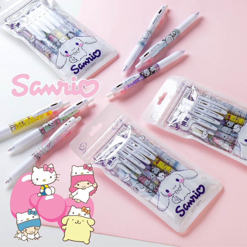 Cinna gel pen set - cinnamoroll - kawaii - pastel - pen - sanrio