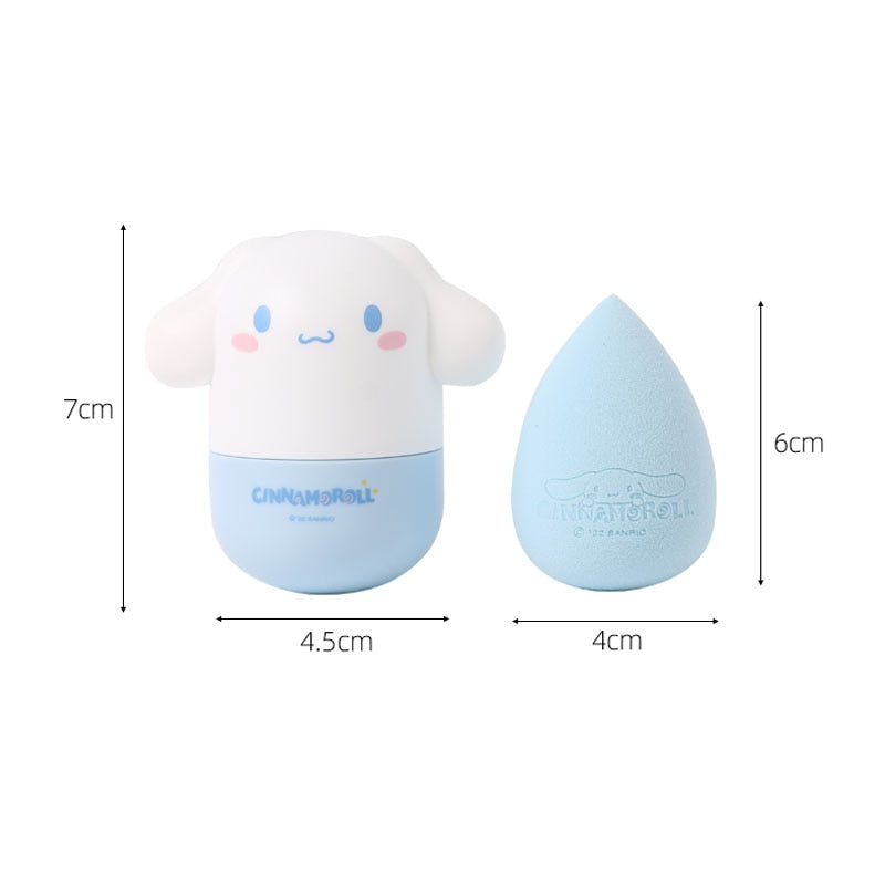 Cinna & melody beauty blender - beauty - blue - cinnamoroll - kawaii - make-up