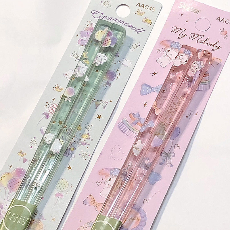 Cinna & melody chopsticks - cinnamoroll - cooking - cookware - flatware - kawaii