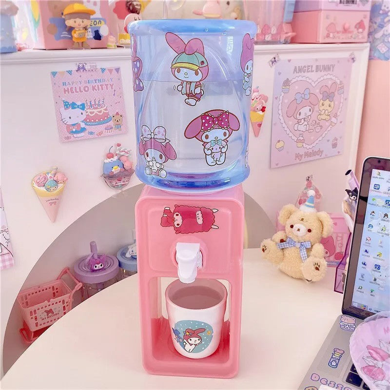 Cinna & melody mini water dispenser - cinna - cinnamoroll - kawaii - kitchenware - pastel