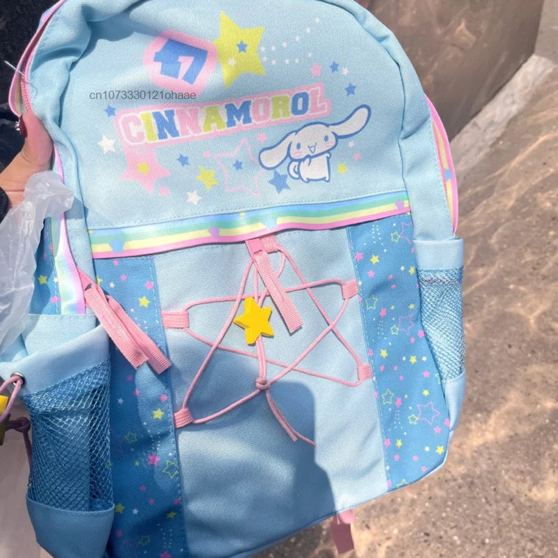 Cinna star book bag - backpack - bags - book bag - cinnamoroll - fairy kei