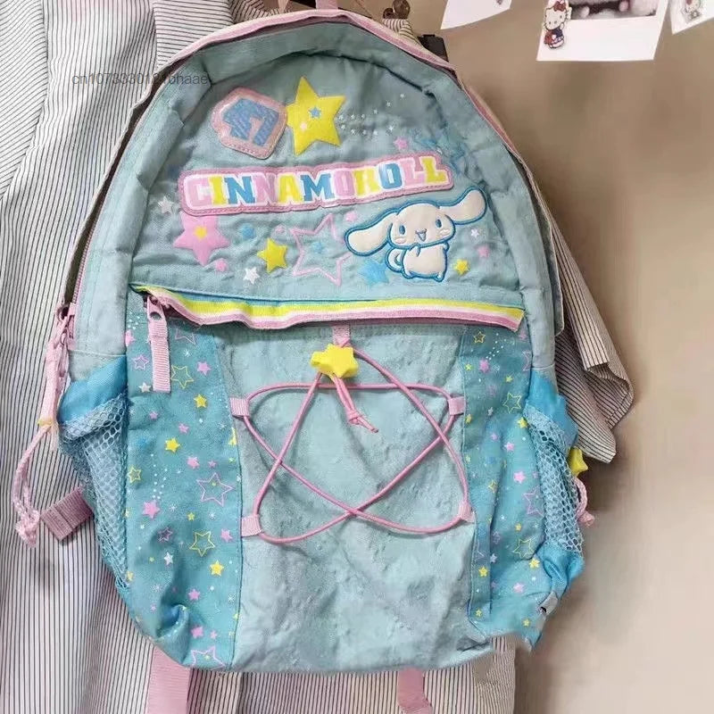 Cinna star book bag - backpack - bags - book bag - cinnamoroll - fairy kei