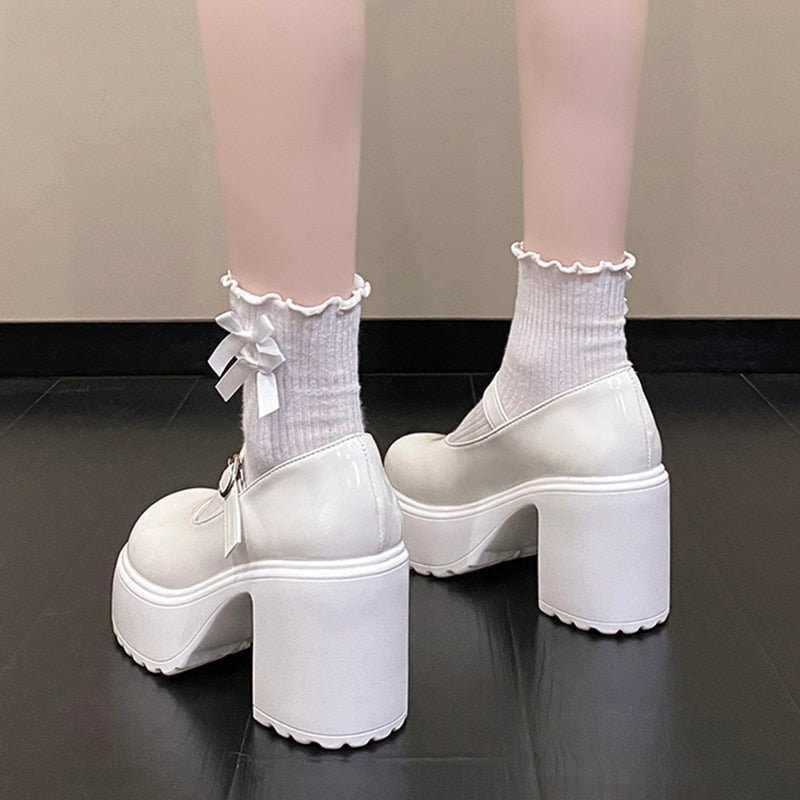 Classic mary jane platform shoes - footwear - heels - kawaii - mary janes - shoes