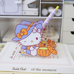 Clear halloween mini storage box - case - halloween - hello kitty - kuromi - pen holder