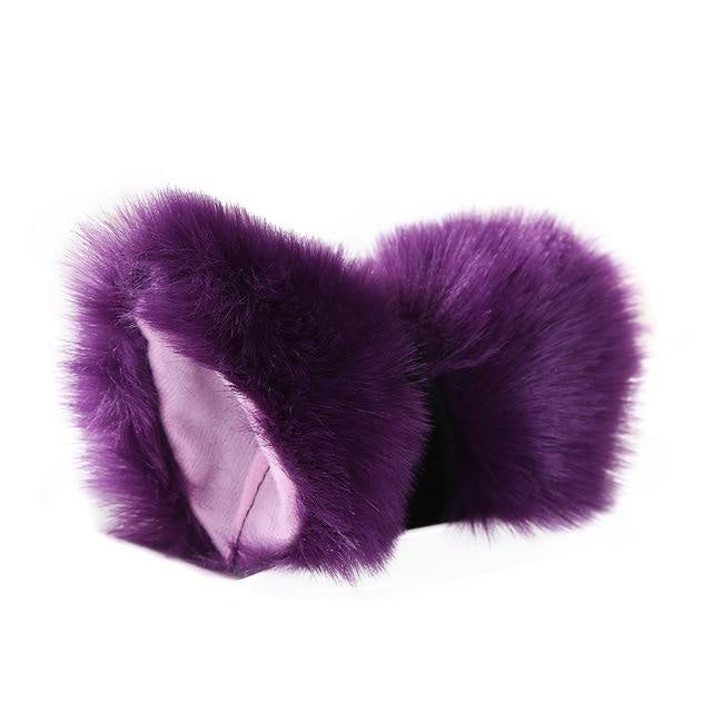 Clip in neko ears - cat ears - clips - fox - fuzzies