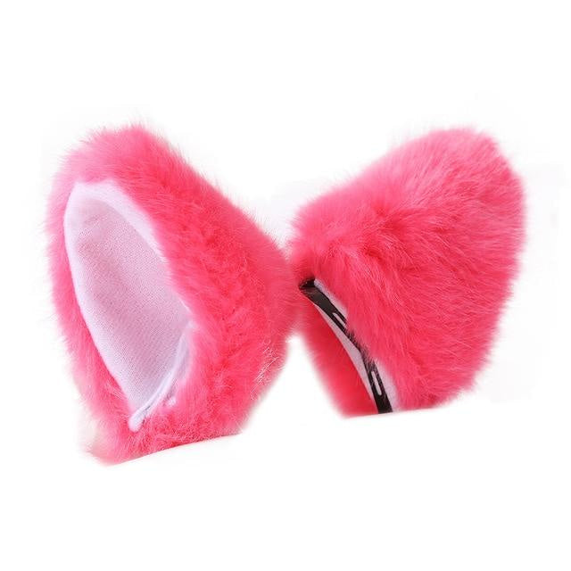 Clip in neko ears - cat ears - clips - fox - fuzzies