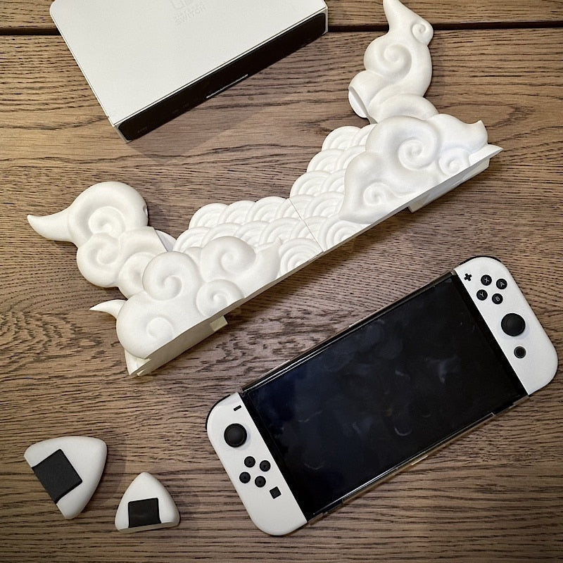 Cloudy switch stand & holder - gaming - kawaii - nintendo - switch - tablet case