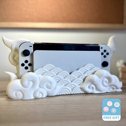 Cloudy switch stand & holder - gaming - kawaii - nintendo - switch - tablet case