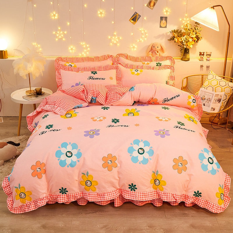 Colorful floral bedding sets - bedding - set - comforter - floral - flower