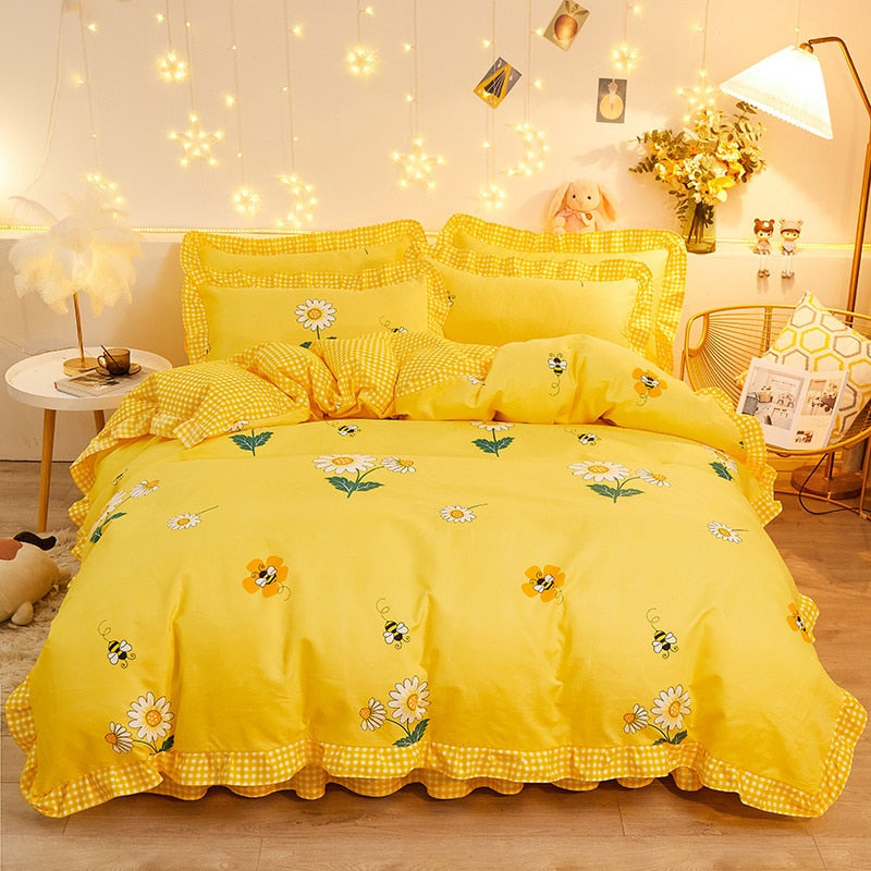 Colorful floral bedding sets - bedding - set - comforter - floral - flower