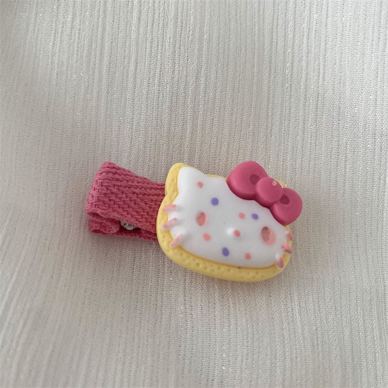 Cookie kitty hair clips - clip - hair - accessory - clips - pins