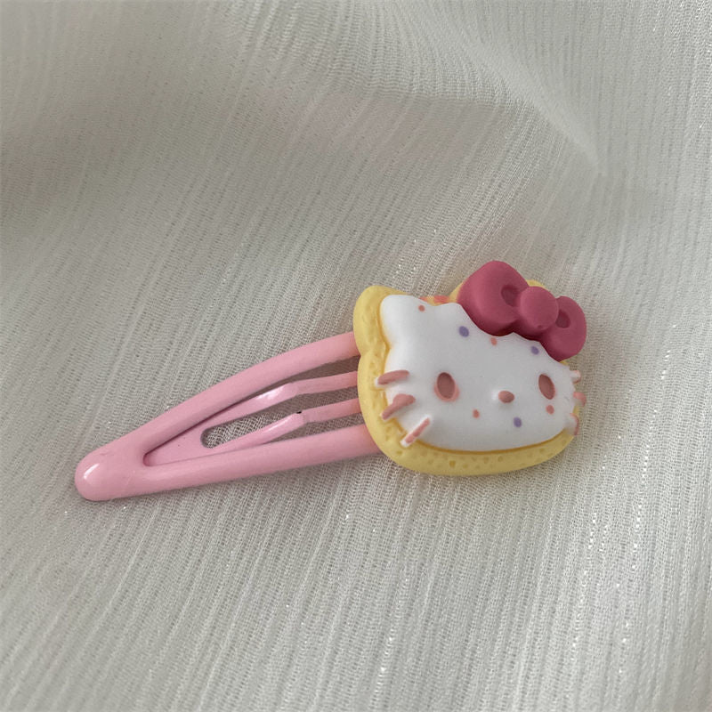 Cookie kitty hair clips - clip - hair - accessory - clips - pins