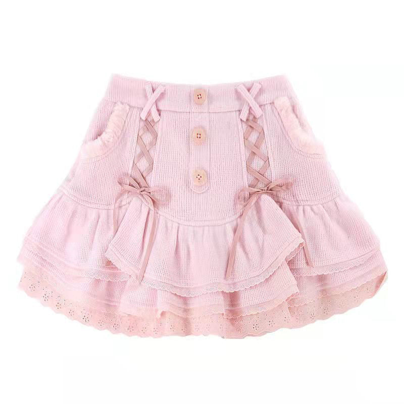 Corduroy baby doll skirt - angelcore - fae - faecore - french nymphette - lolita skirt