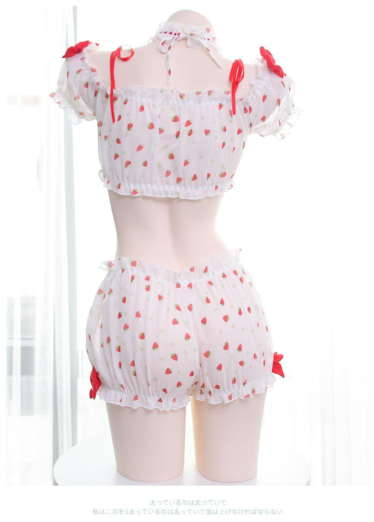 Country strawberry outfit - berries - berry - bloomer - bloomers - cosplay