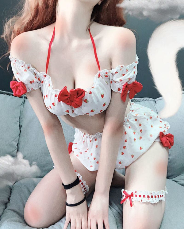 Country strawberry outfit - berries - berry - bloomer - bloomers - cosplay