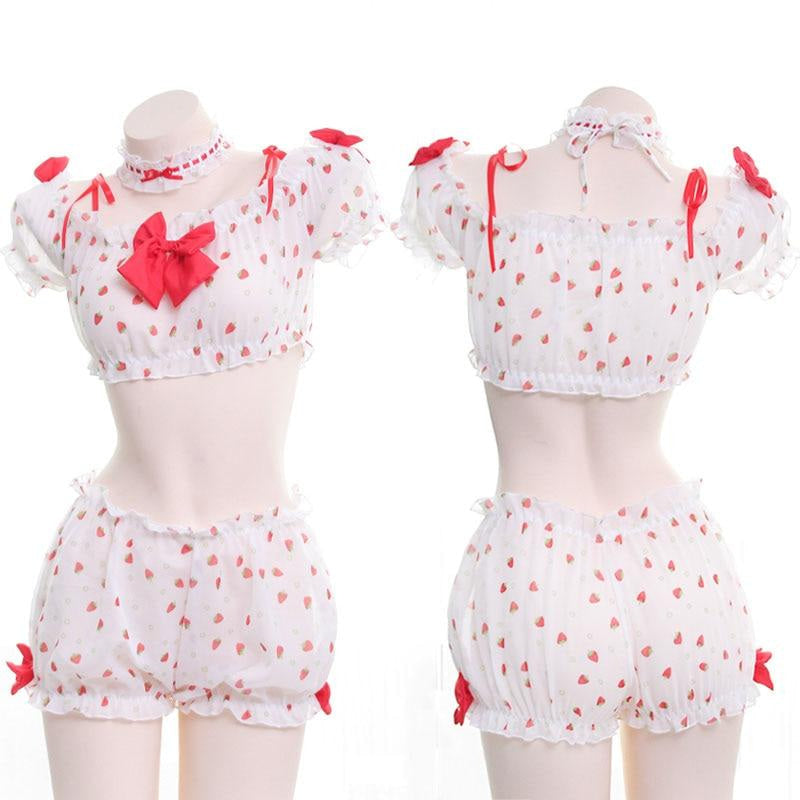 Country strawberry outfit - berries - berry - bloomer - bloomers - cosplay