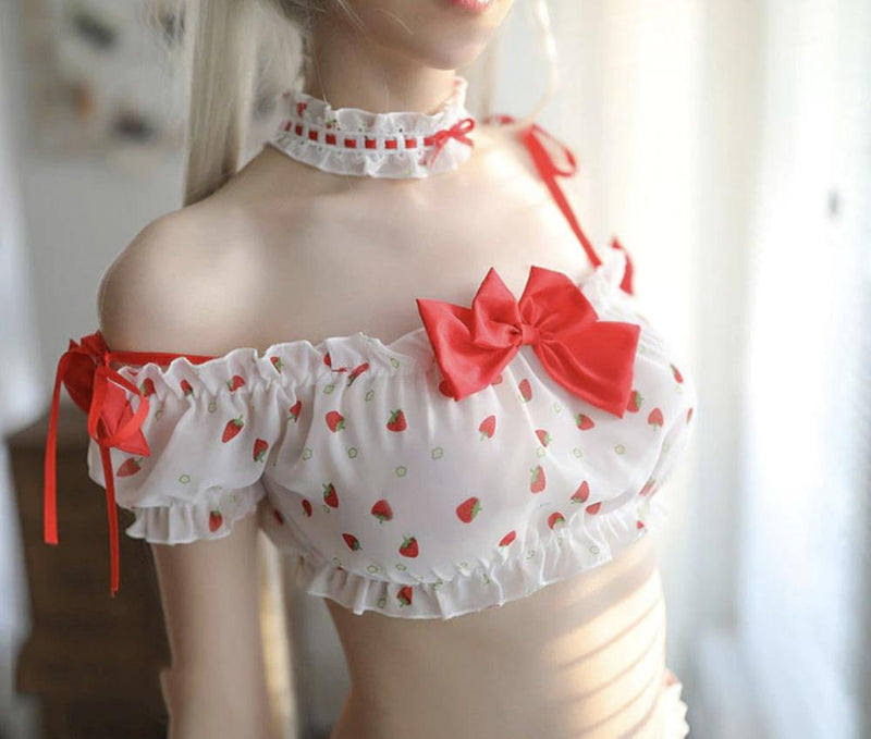 Country strawberry outfit - berries - berry - bloomer - bloomers - cosplay