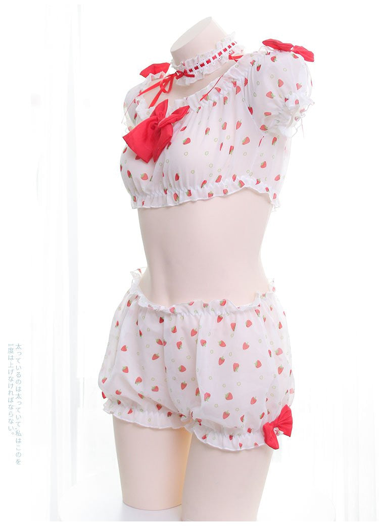 Country strawberry outfit - berries - berry - bloomer - bloomers - cosplay