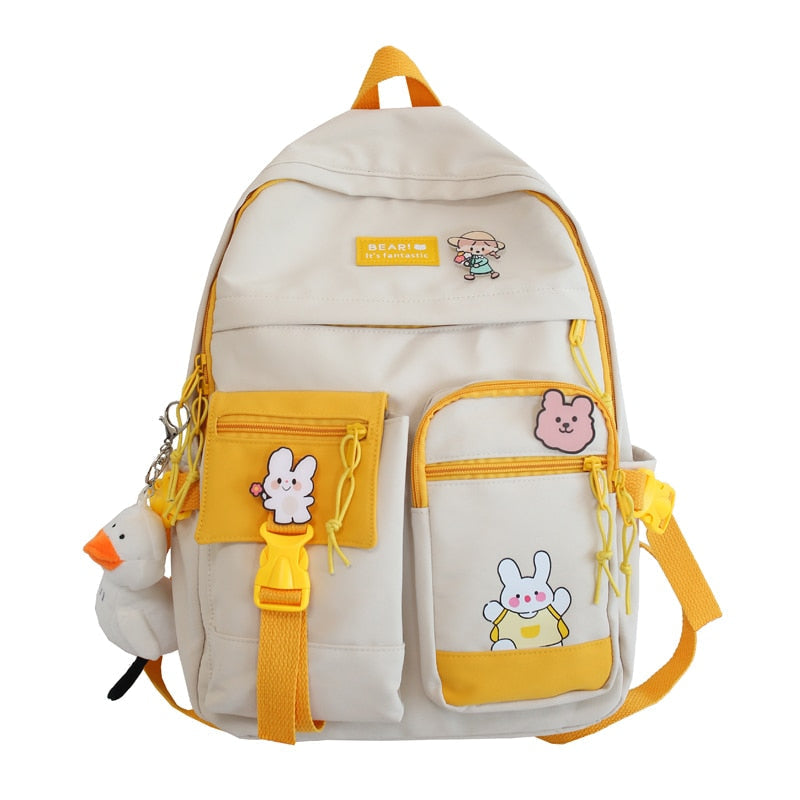 Cozy animal friends backpack - backpack - bag - bear - bears - bunny