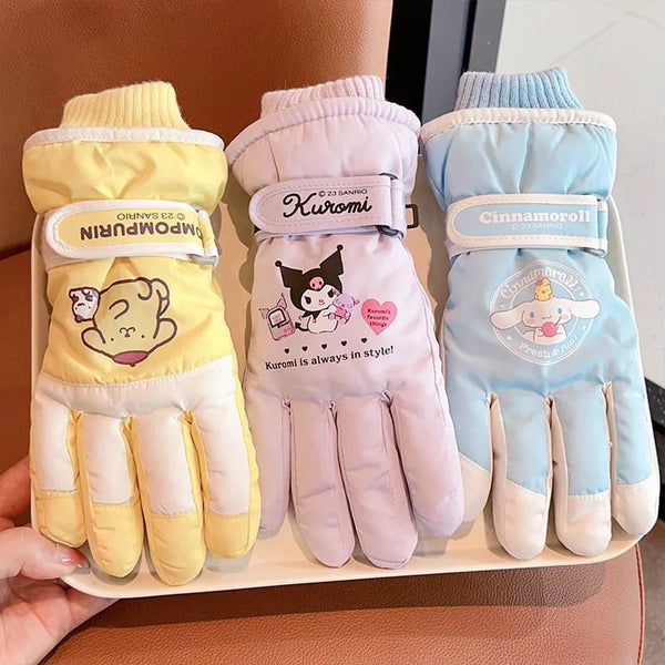 Kawaii cozy & pastel waterproof gloves winter mittens