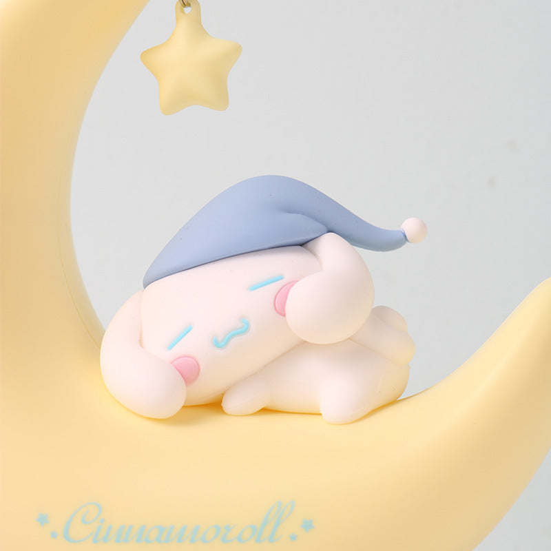 Crescent moon night light - cinnamoroll - kawaii - kuromi - lamp - lights