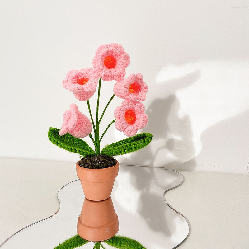 Crochet flower pots - crochet - floral - flower - flowers - knit