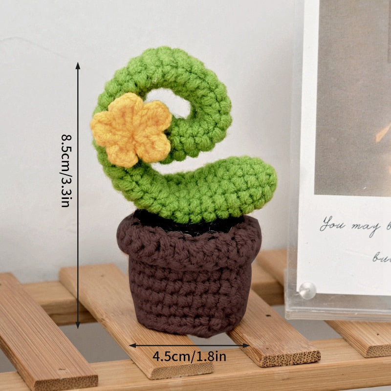 Crochet flower pots - crochet - floral - flower - flowers - knit