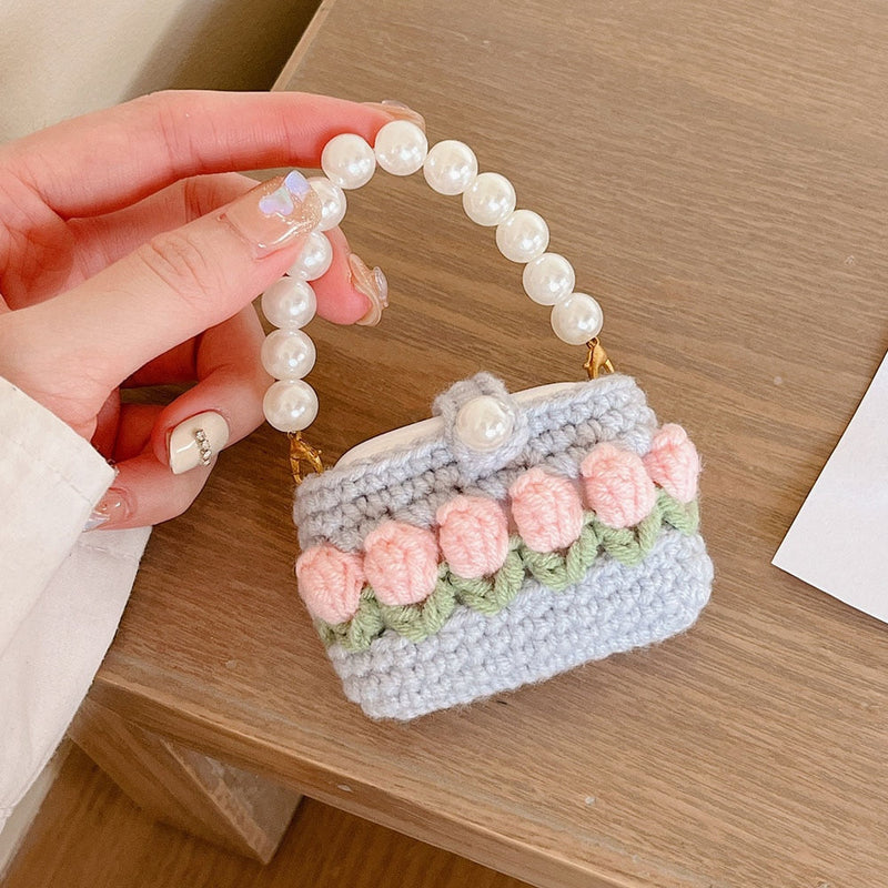 Crochet tulip airpods case - airpod case - airpods - crochet - headphones - headset