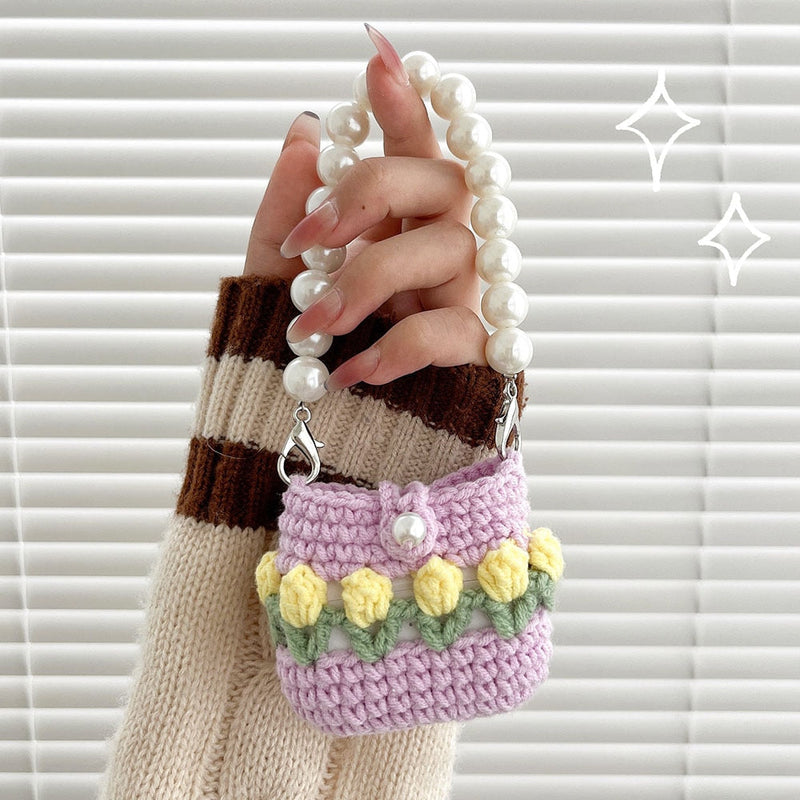 Crochet tulip airpods case - airpod case - airpods - crochet - headphones - headset