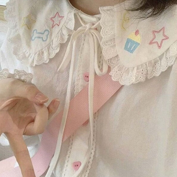 トップス Romantic Sweet Lacy Blouse Romantic Sweet Lacy Blouse (2016) by Angelic Pretty