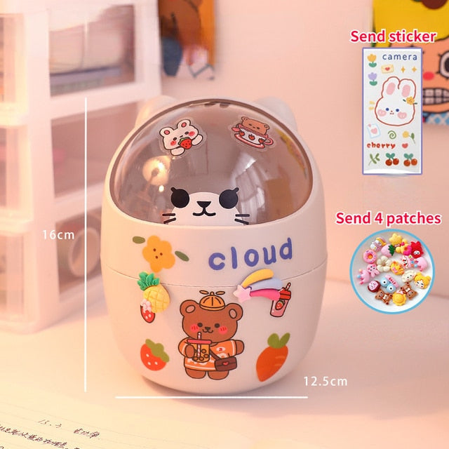 Cute animal desk organizers - bear - kawaii - babe - organization - organizer