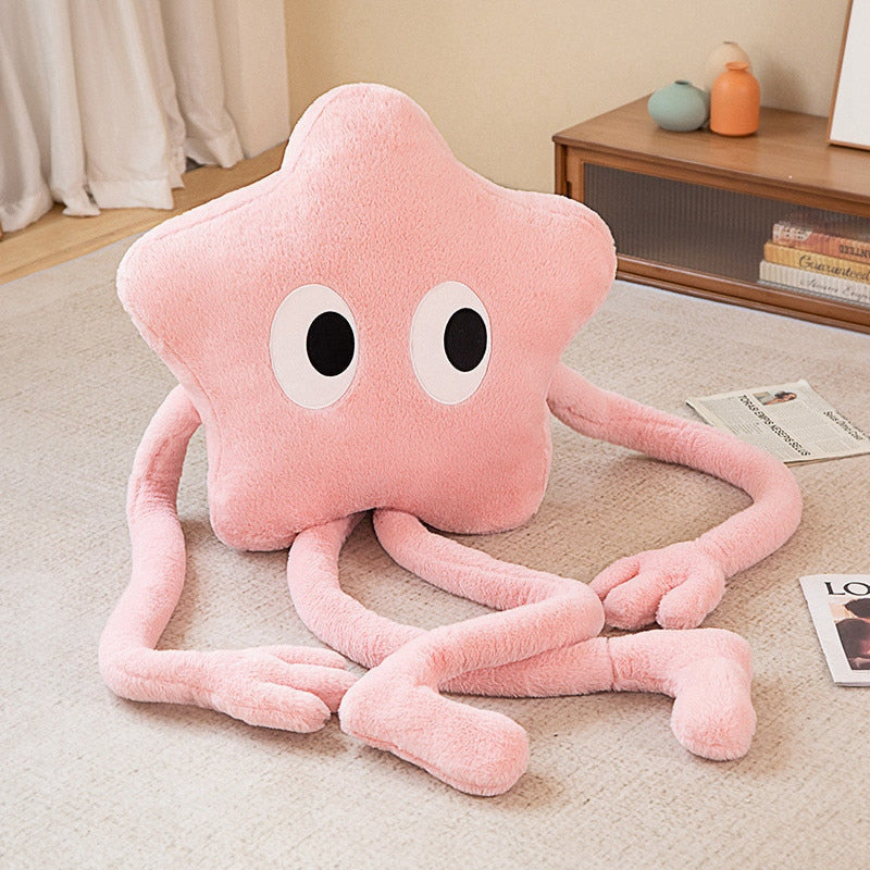 Kawaii cute soft tentacle star plush pillow stuffed animal