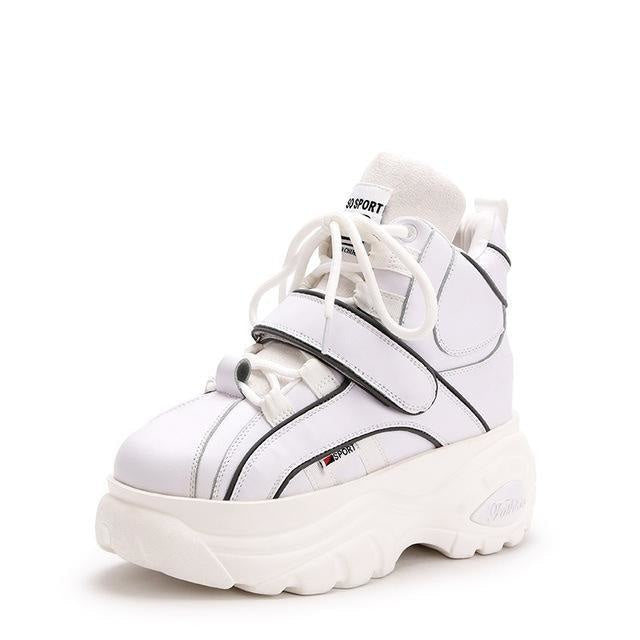 Cyber Babydoll Sneakers - White / 5 - shoes