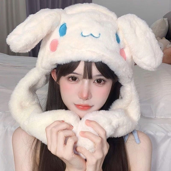 Dancing cinna bunny ear hat - cinnamoroll - ears - hat - kawaii - sanrio