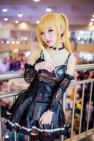 Death Note Misa Amane Cosplay Set Goth Anime Girl Death Note Misa Amane Cosplay Set Goth Anime Girl