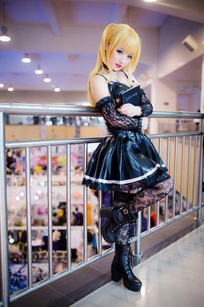 Death Note Misa Amane Cosplay Set Goth Anime Girl | Kawaii Babe