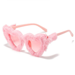 Doll vibes retro heart shaped sunglasses - barbie - eyewear - glasses - pink