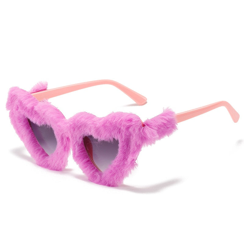 Doll vibes retro heart shaped sunglasses - barbie - eyewear - glasses - pink