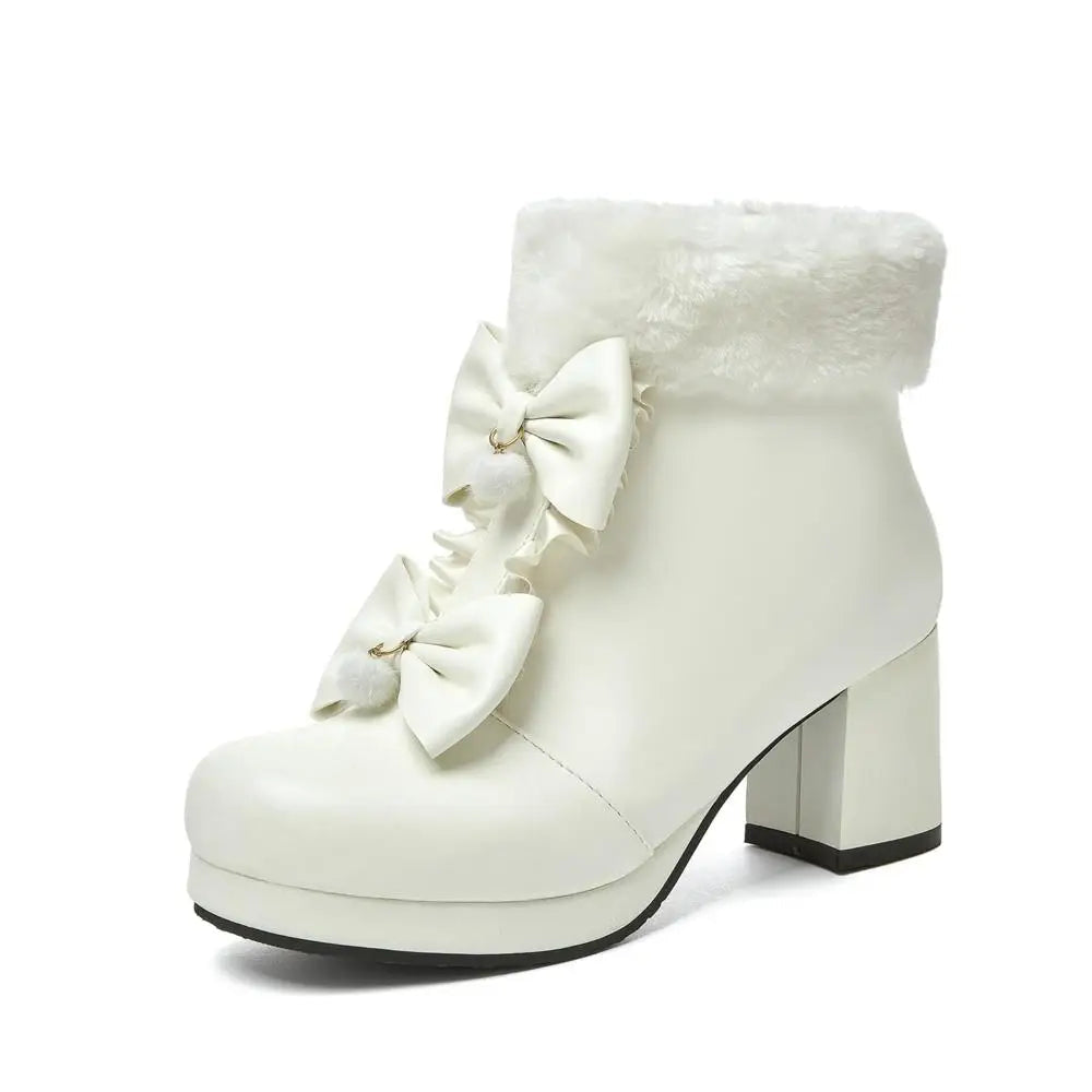 ショートブーツ・ブーティ DEINET POM POM FUR BOOTS IN BEIGE HARIBO-TANTAN1_grande.jpg?v=