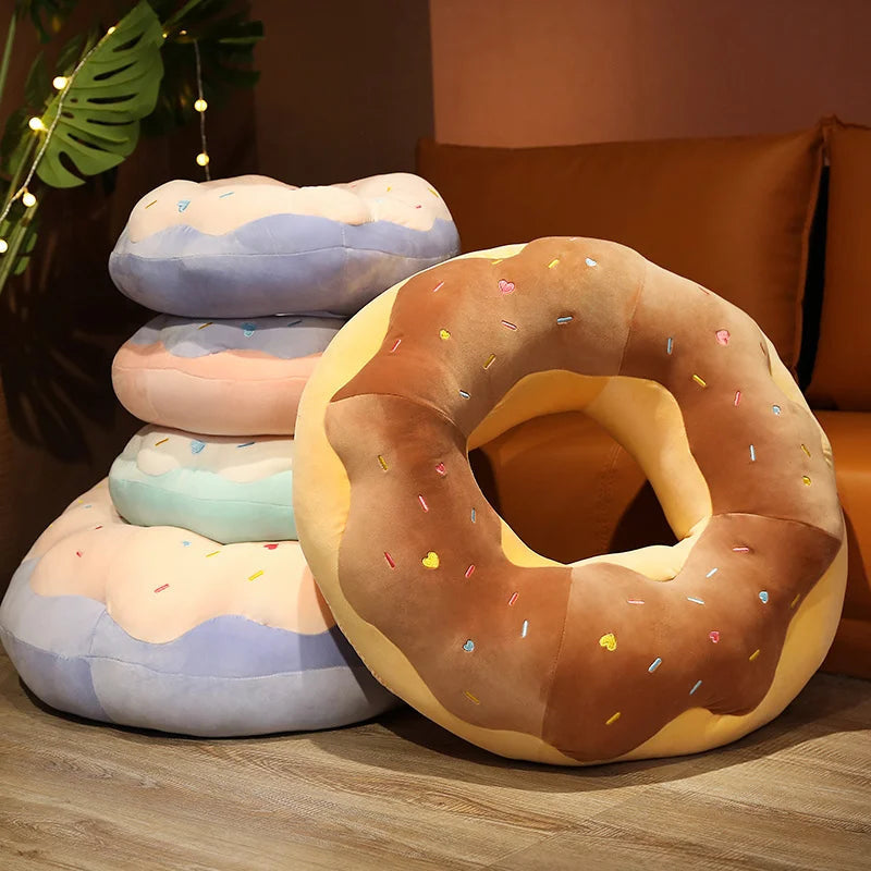 Donut pillow seat cushions - cushions - donut - kawaii - plush - toys