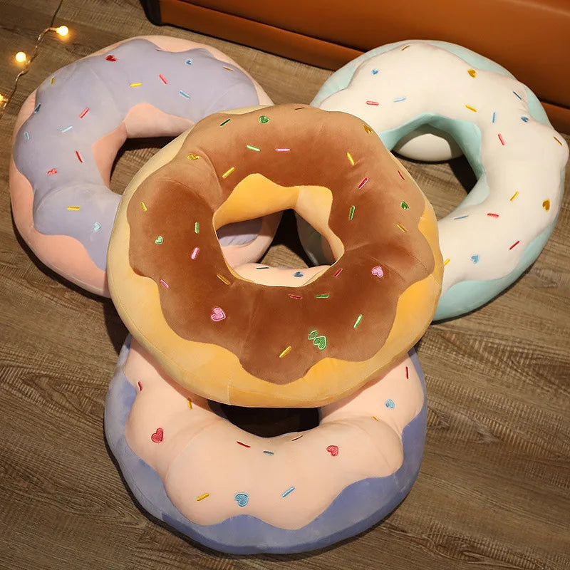 Donut pillow seat cushions - cushions - donut - kawaii - plush - toys